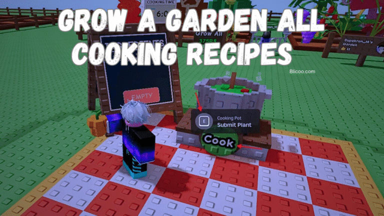 Grow a Garden Cooking Recipes